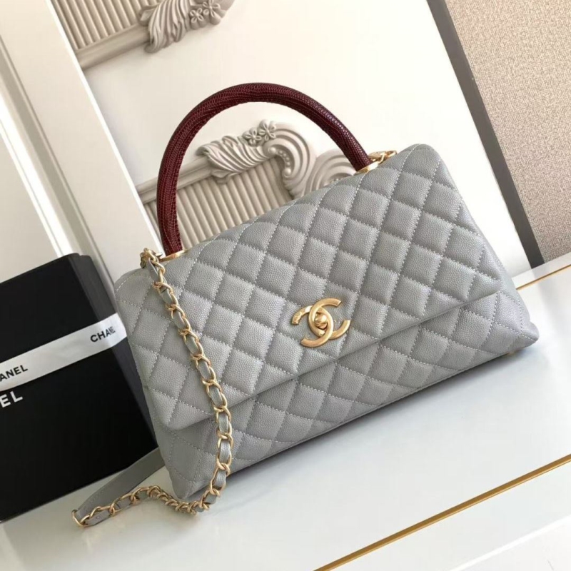 Ch**el top handle bags